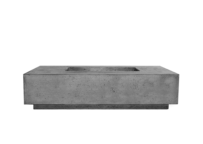 Prism Hardscapes 66" x 38" Tavola 4 Concrete Fire Table