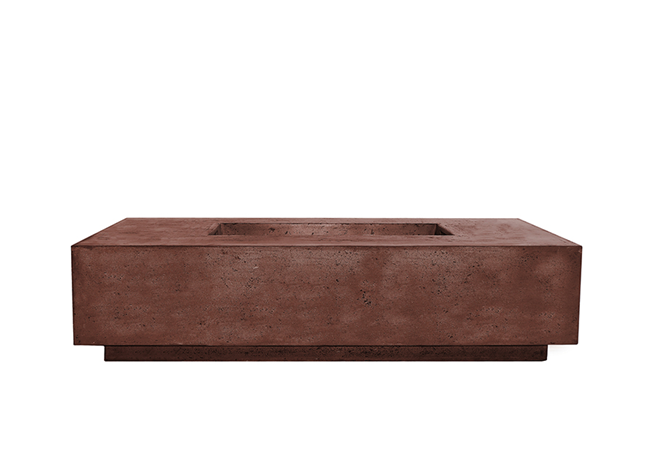 Prism Hardscapes 66" x 38" Tavola 4 Concrete Fire Table