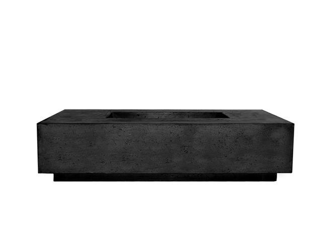 Prism Hardscapes 66" x 38" Tavola 4 Concrete Fire Table