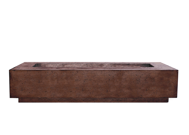Prism Hardscapes 90" x 38" Tavola 6 Concrete Fire Table