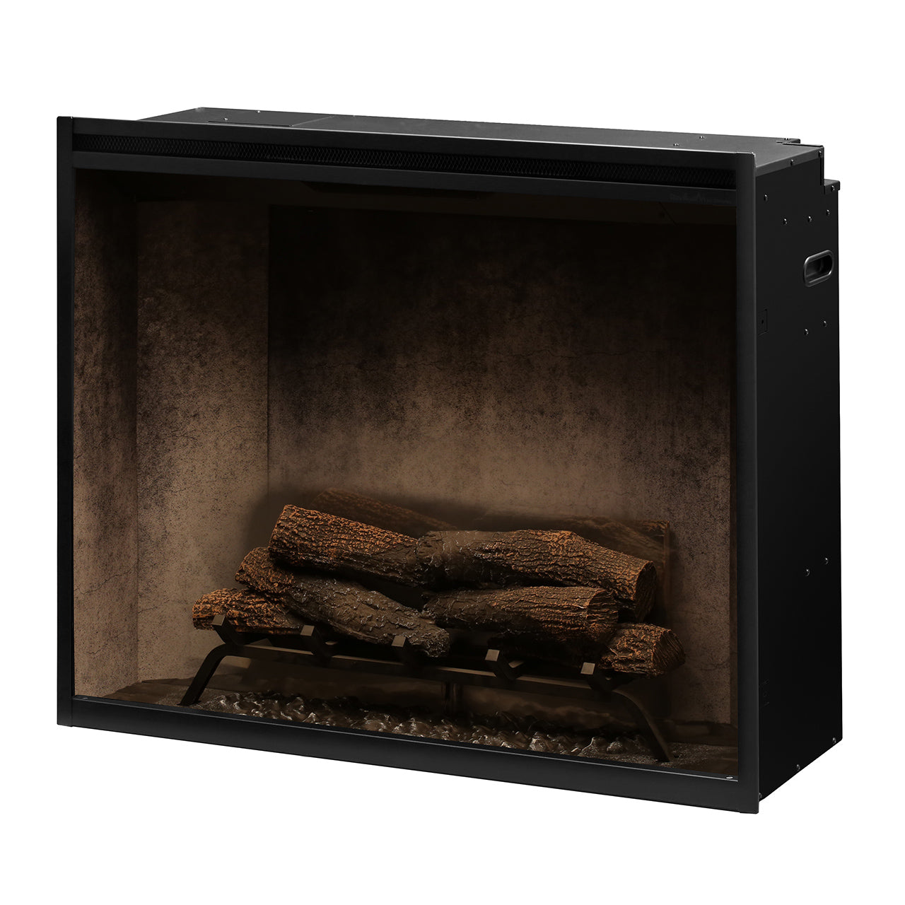 Dimplex Revillusion 36" Portrait Built-In Electric Fireplace - Weathered Concrete