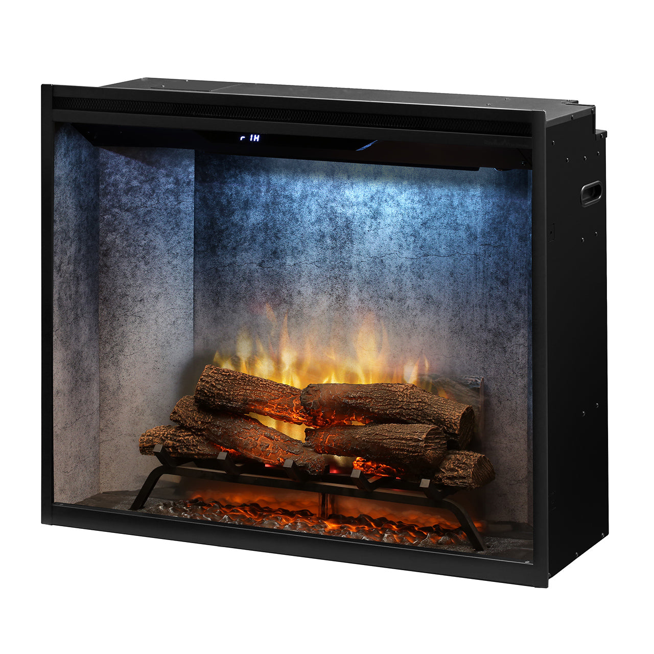 Dimplex Revillusion 36" Portrait Built-In Electric Fireplace - Weathered Concrete