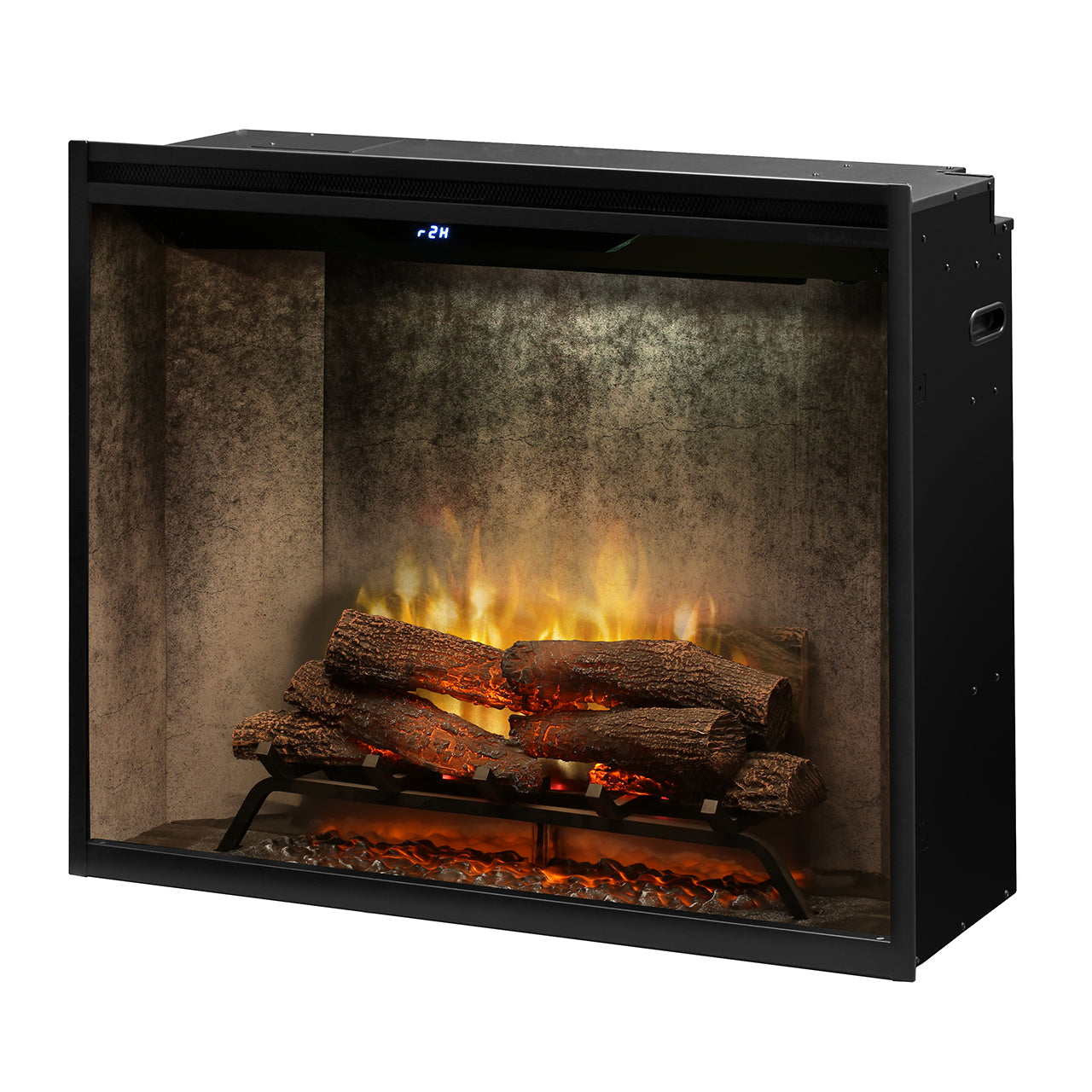 Dimplex Revillusion 36" Portrait Built-In Electric Fireplace - Weathered Concrete