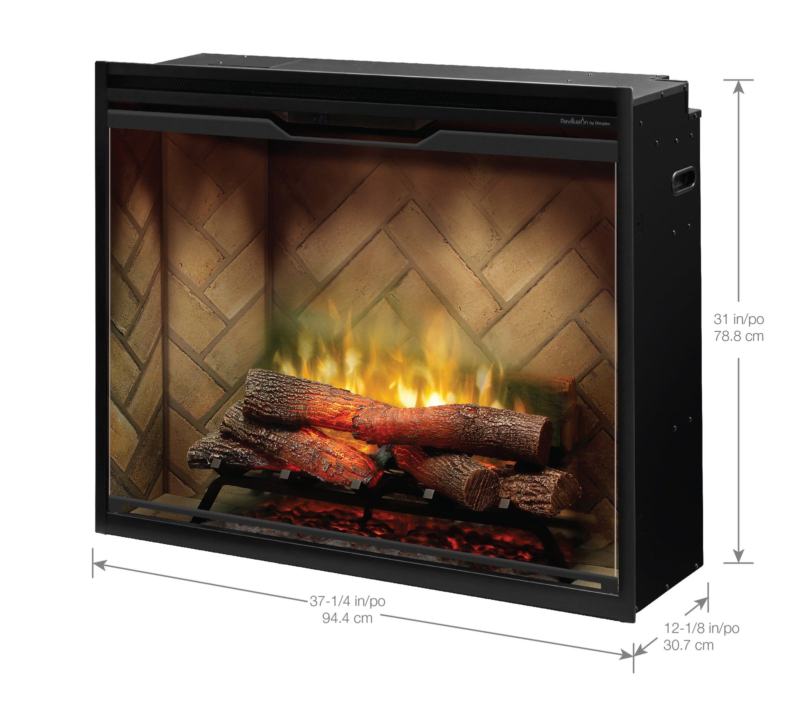 Dimplex Revillusion 36" Portrait Built-In Electric Fireplace