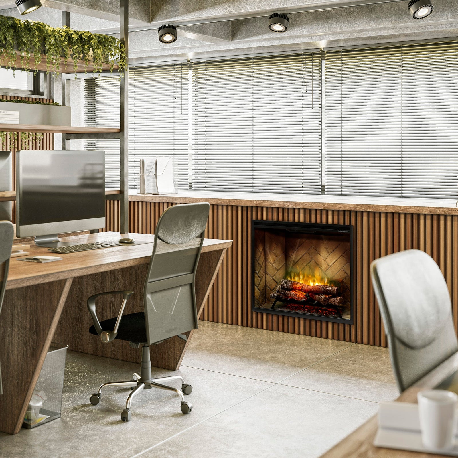 Dimplex Revillusion 36" Portrait Built-In Electric Fireplace