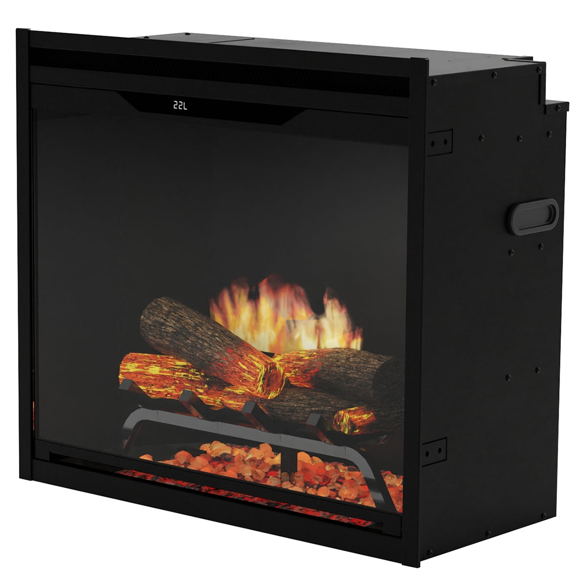 Dimplex Revillusion 24-Inch Built-In Electric Fireplace - Black