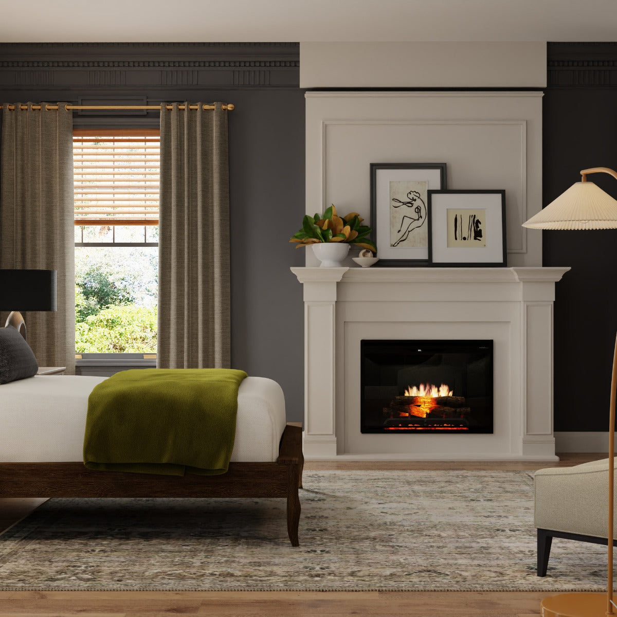 Dimplex Revillusion 30-Inch Built-In Electric Fireplace - Black