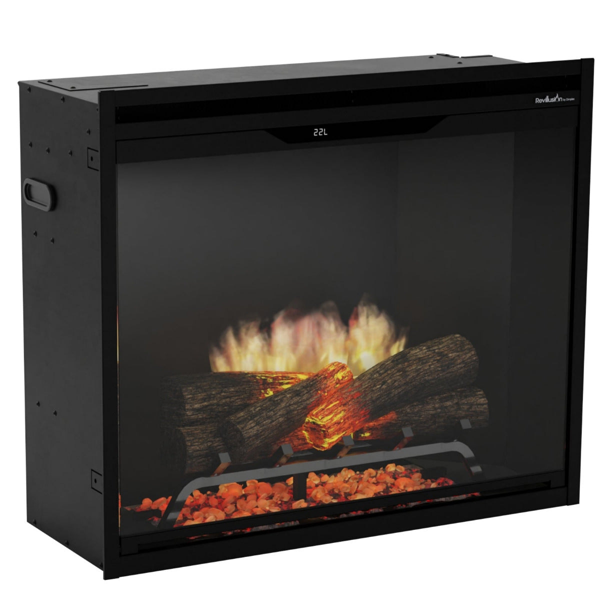 Dimplex Revillusion 30-Inch Built-In Electric Fireplace - Black