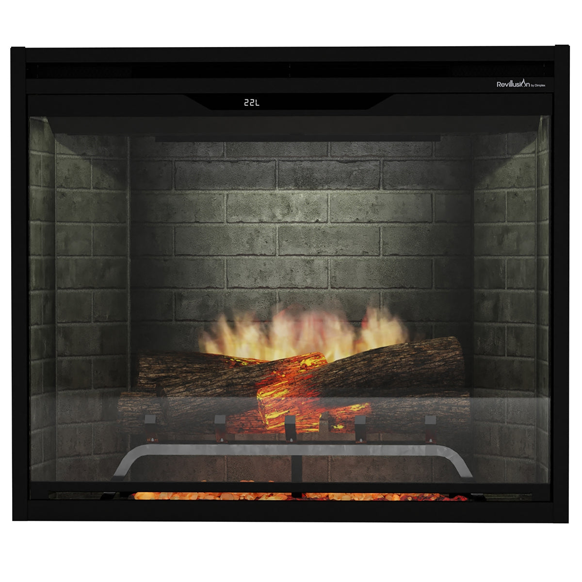 Dimplex Revillusion 30-Inch Built-In Electric Fireplace - Neutral Brick
