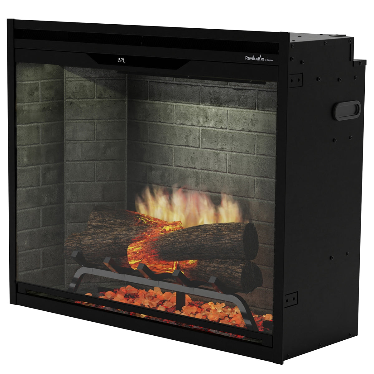 Dimplex Revillusion 30-Inch Built-In Electric Fireplace - Neutral Brick