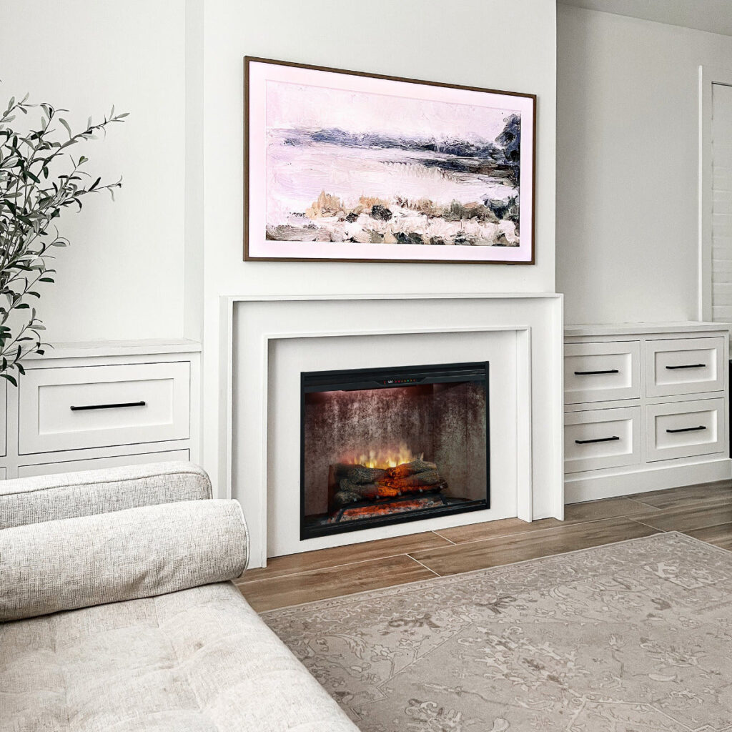 Dimplex Revillusion 36-Inch Portrait Built-In Electric Fireplace - Weathered Concrete (Model 500005136)