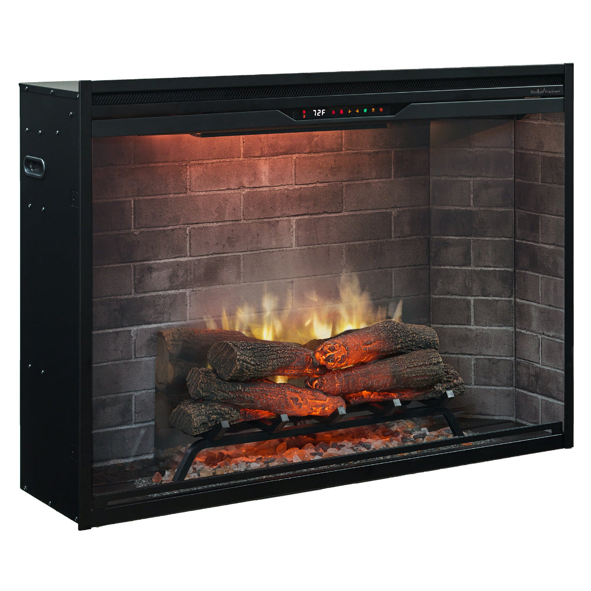 Dimplex Revillusion 42-Inch Built-In Electric Fireplace - Neutral Brick