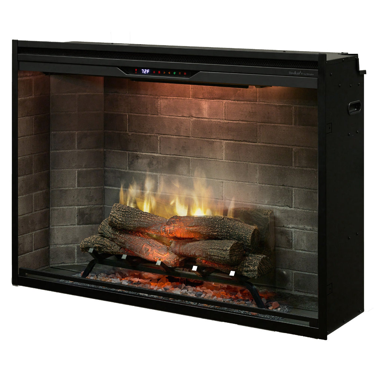 Dimplex Revillusion 42-Inch Built-In Electric Fireplace - Neutral Brick
