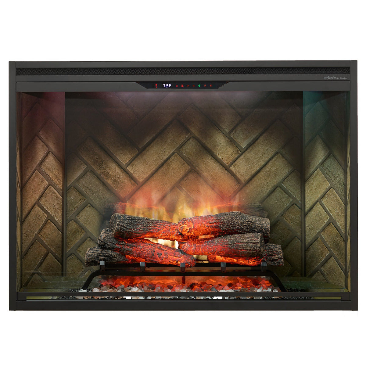Dimplex Revillusion 42-Inch Built-In Electric Fireplace - Herringbone (Model 500005737)