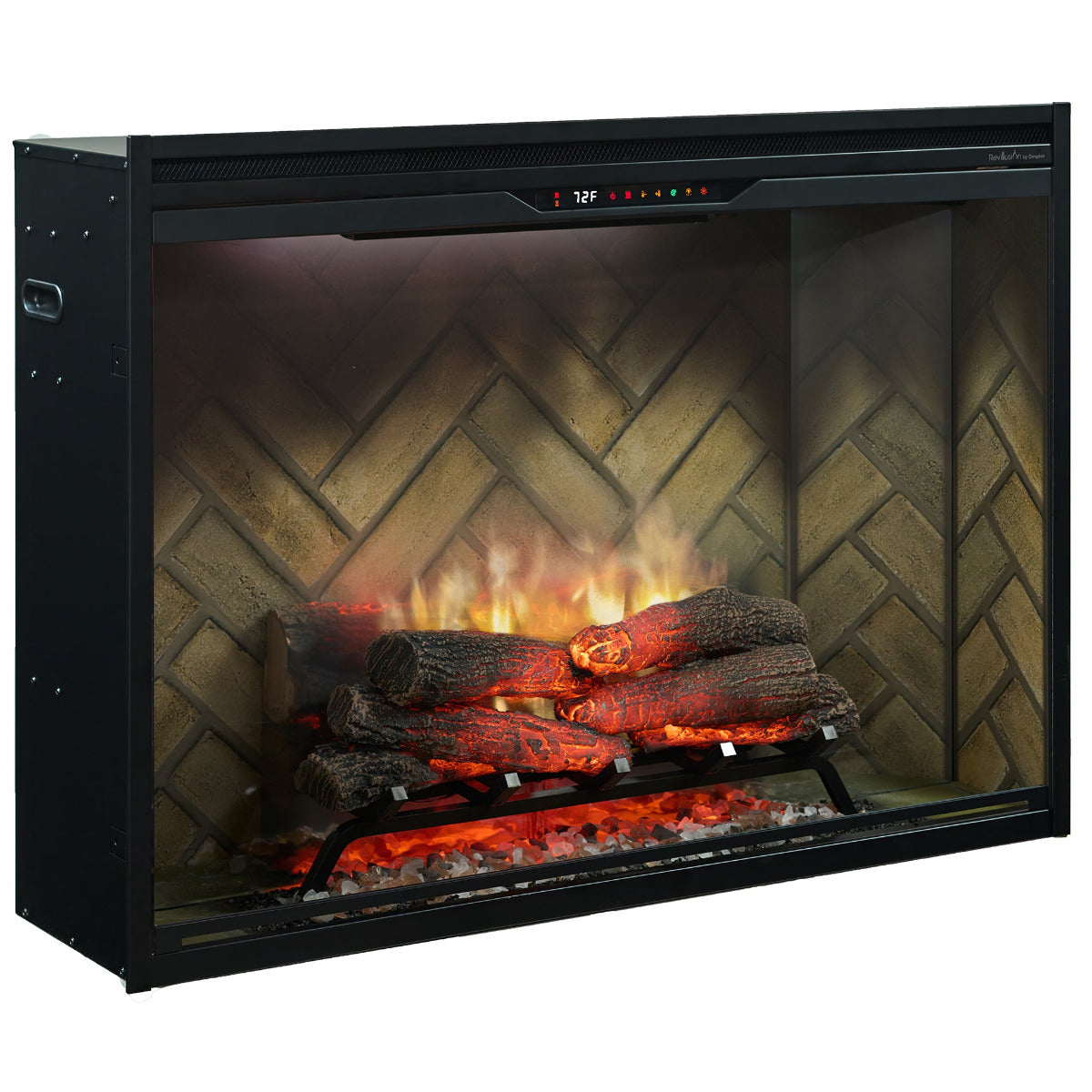Dimplex Revillusion 42-Inch Built-In Electric Fireplace - Herringbone (Model 500005737)