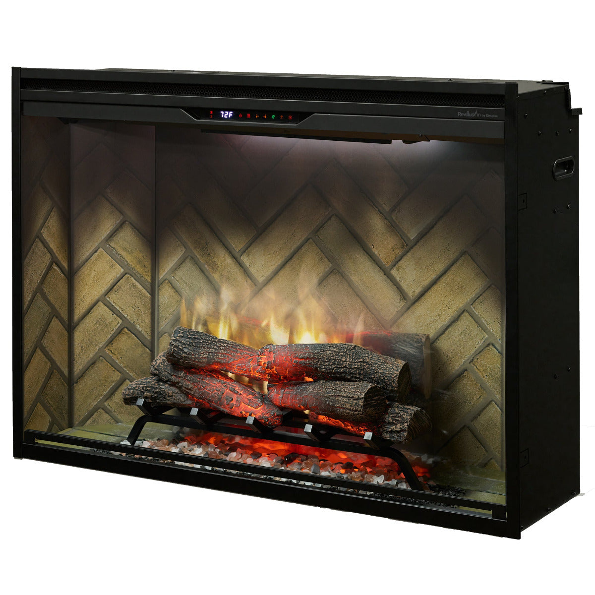 Dimplex Revillusion 42-Inch Built-In Electric Fireplace - Herringbone (Model 500005737)