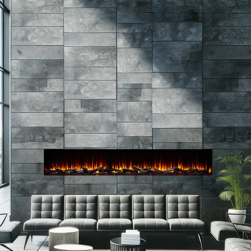 SimpliFire Triton 50-Inch Multi-View Smart Electric Fireplace (Model SF-TR50)
