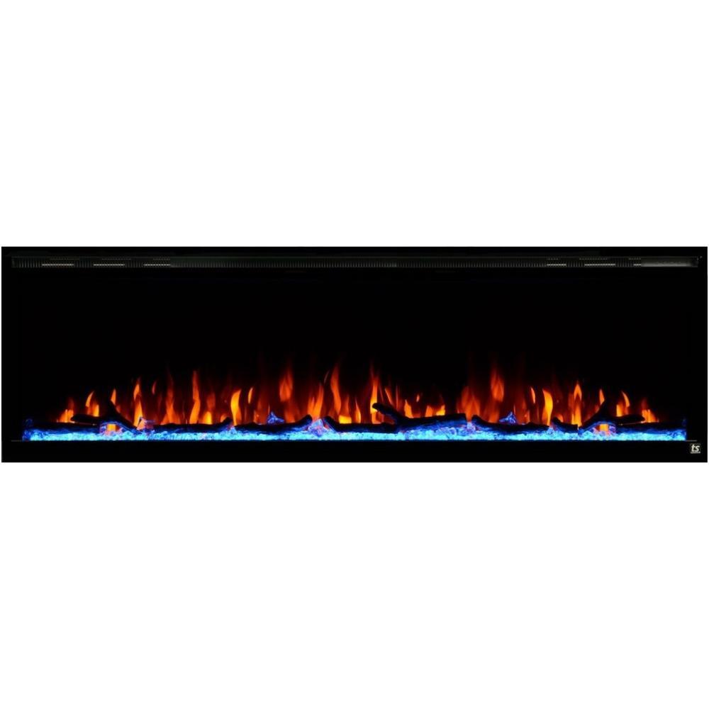 Touchstone Sideline Elite 60" Linear Flush Mount WiFi Smart Electric Fireplace (Model 80037)