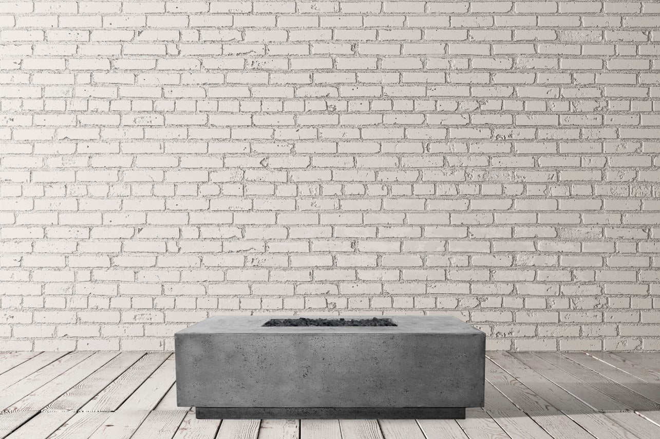 Prism Hardscapes 50" x 60" Tavola 7 Concrete Fire Table