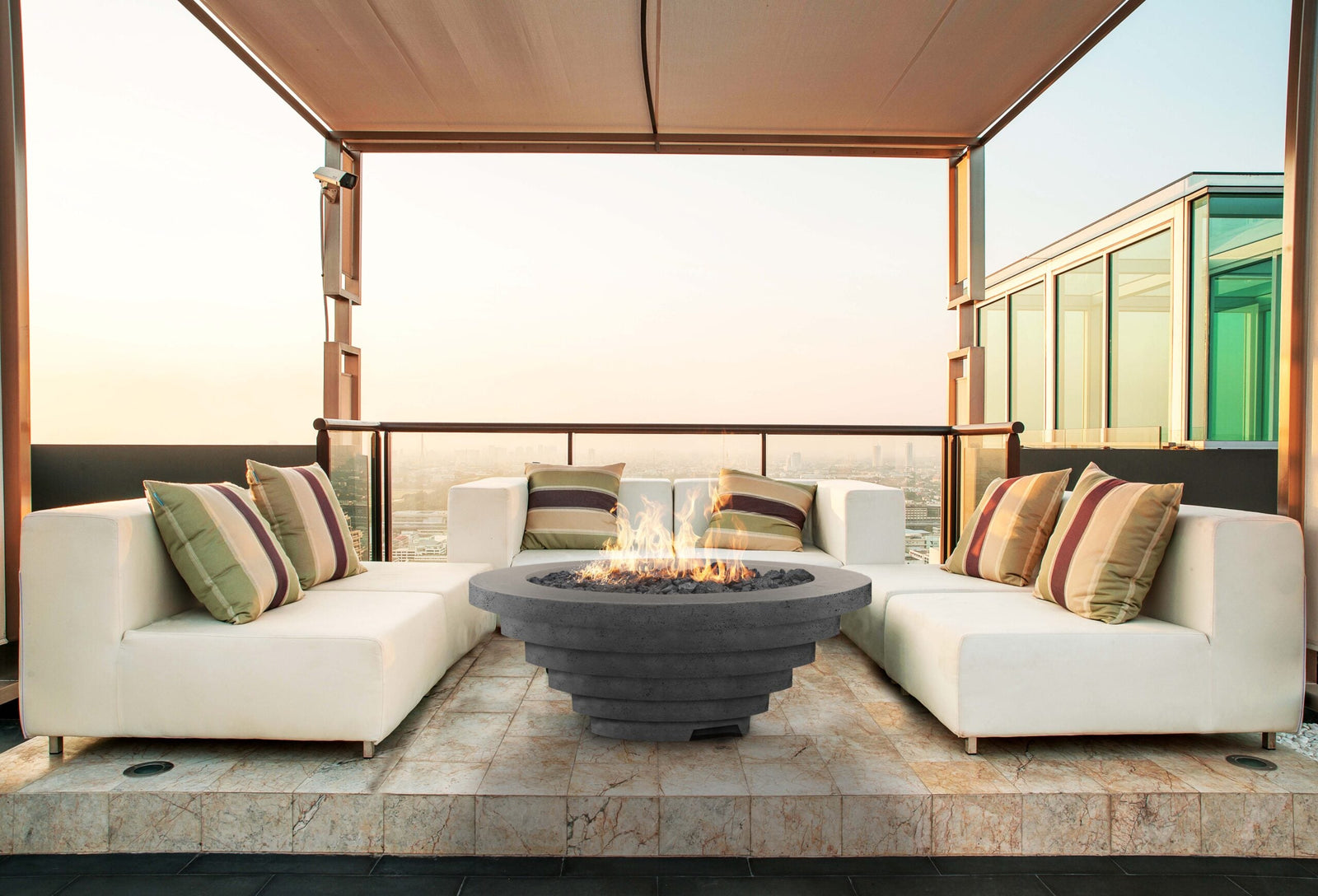 Prism Hardscapes Triton Concrete Fire Bowl