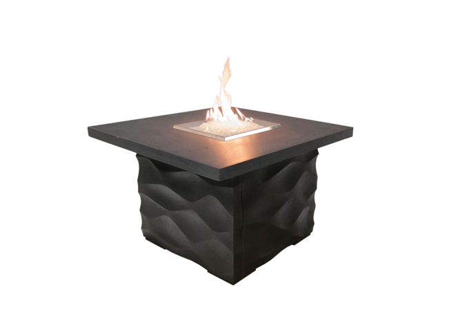 American Fyre Designs Voro Concrete Fire Table