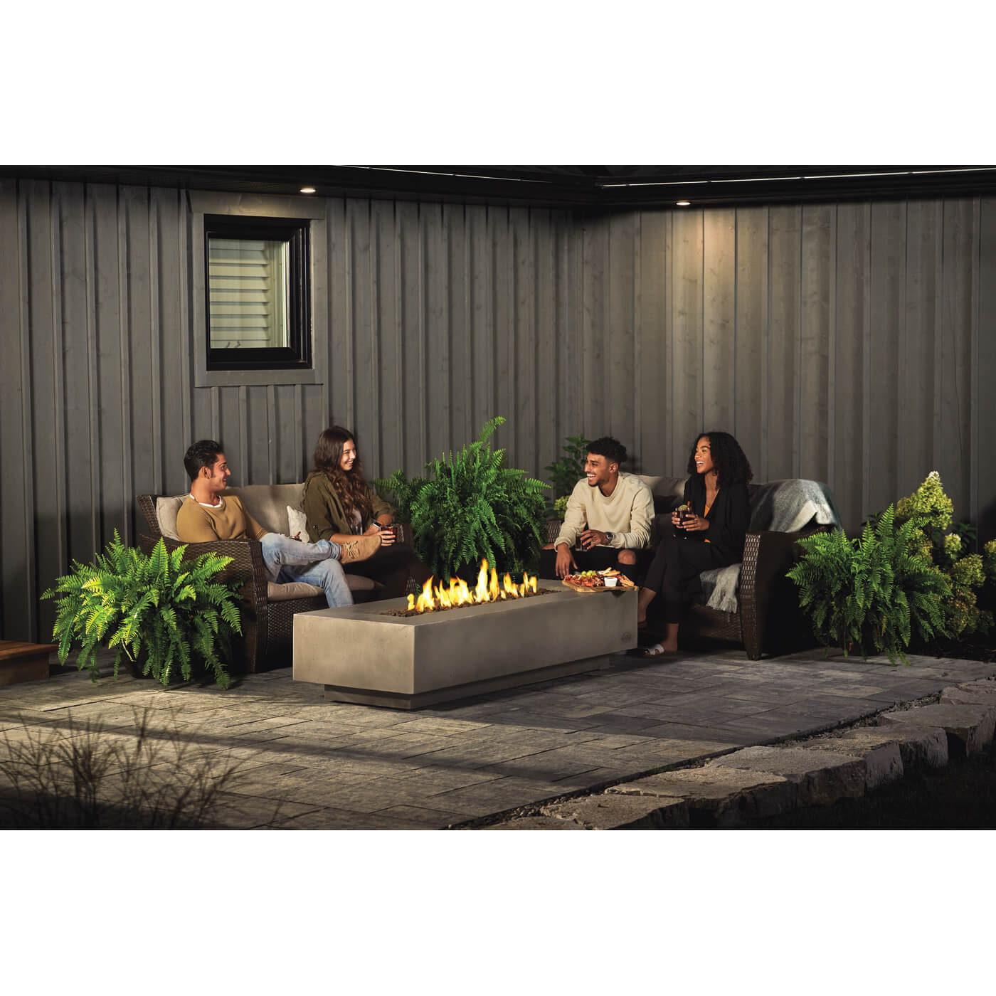 Napoleon Nexus 72 Patioflame Coffee Height Fire Table (GPFRCN72)