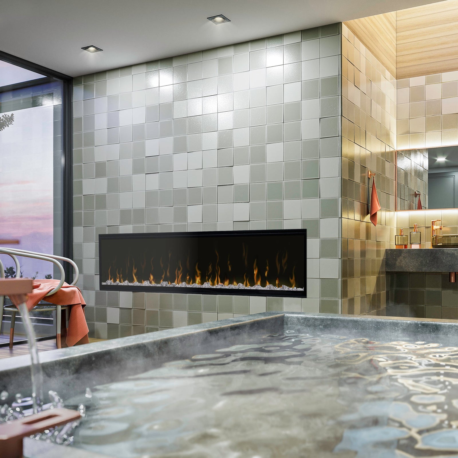 Dimplex Ignite XL 60" Built In Mount Linear Electric Fireplace (Model XLF60)