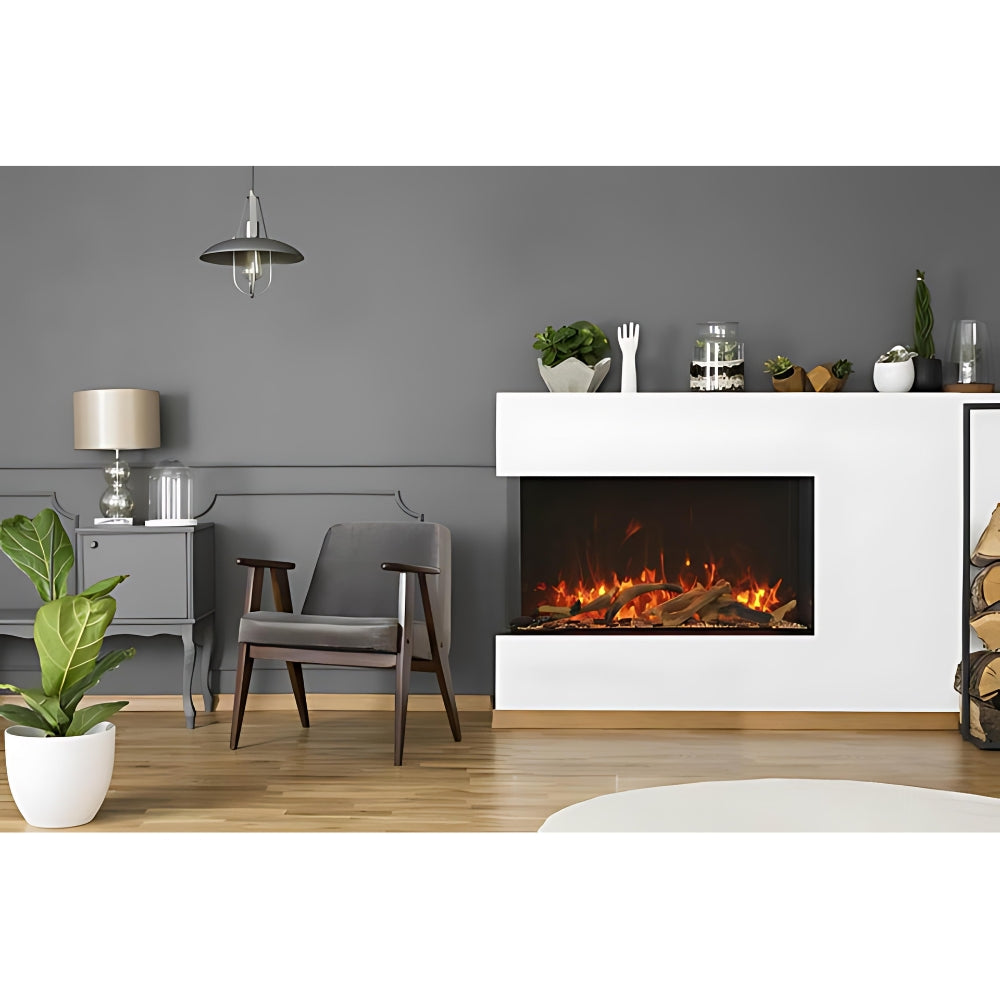 Amantii 40" Tru View XL XT 3 Sided Glass Electric Fireplace (Model 40-TRV-XL-XT)