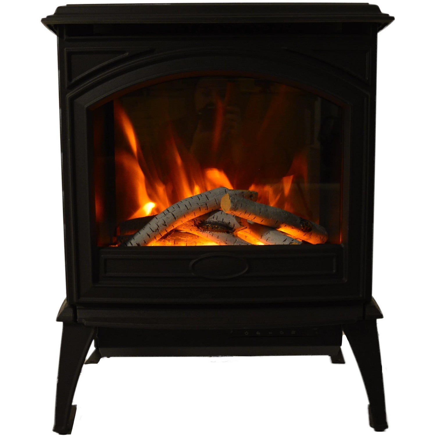 Amantii 50" Cast Iron Freestand Electric Fireplace (Model E50-NA)