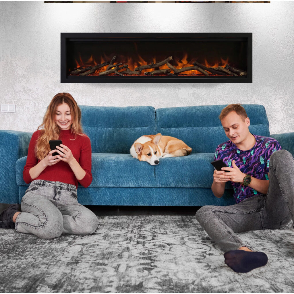 Amantii 60" Symmetry Lumina Electric Fireplace (Model SYM-60-LUMINA)