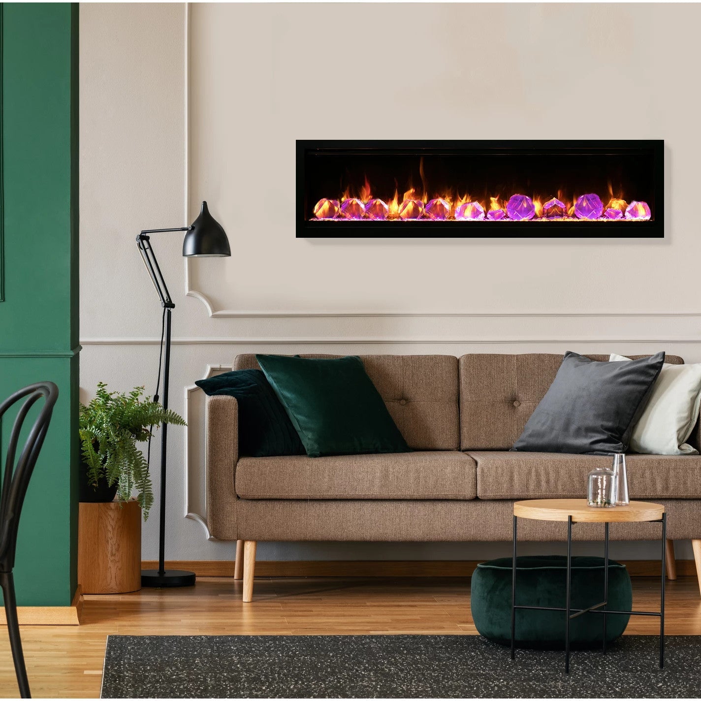 Amantii 60" Symmetry Lumina Electric Fireplace (Model SYM-60-LUMINA)