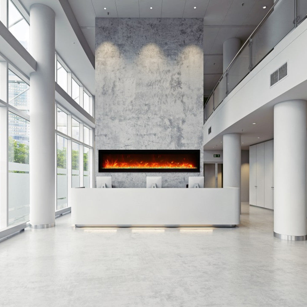 Amantii 74" Symmetry Lumina Electric Fireplace (Model SYM-74-LUMINA)