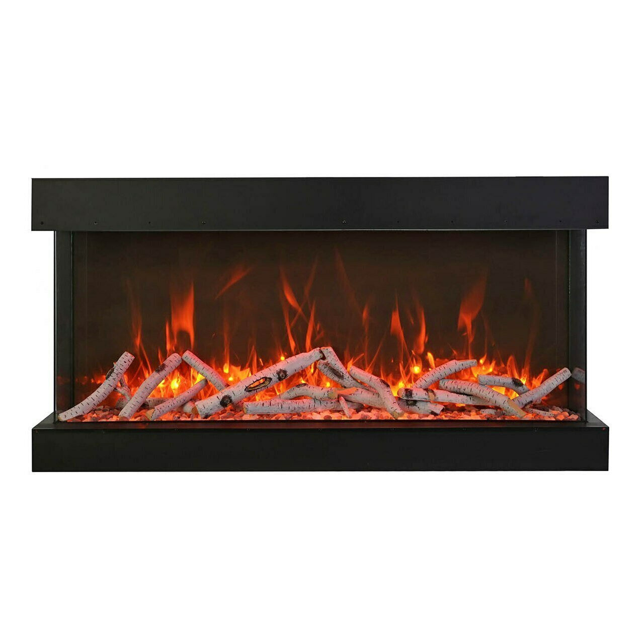 Amantii 88" Tru View XL XT 3 Sided Glass Electric Fireplace (Model 88-TRV-XL-XT)
