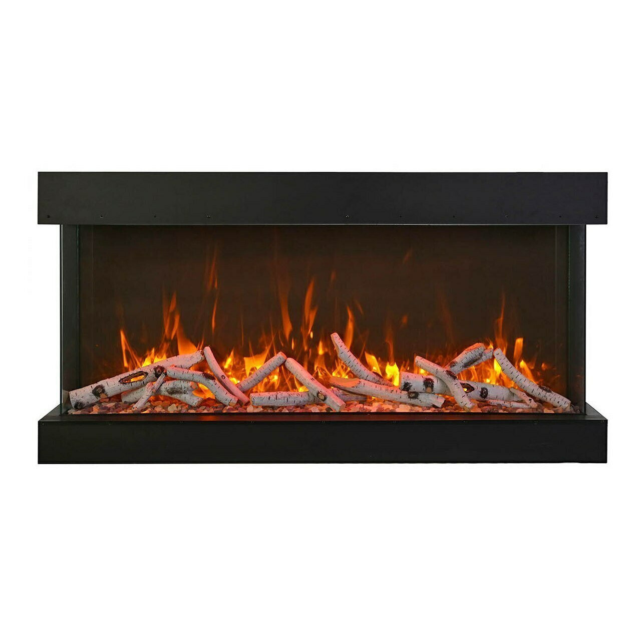 Amantii 88" Tru View XL XT 3 Sided Glass Electric Fireplace (Model 88-TRV-XL-XT)