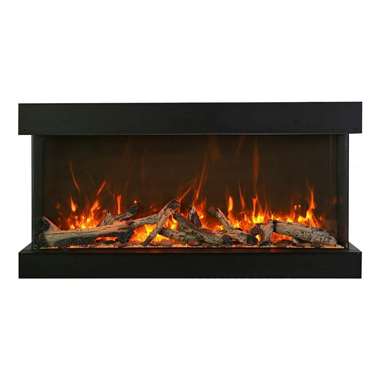 Amantii 88" Tru View XL XT 3 Sided Glass Electric Fireplace (Model 88-TRV-XL-XT)