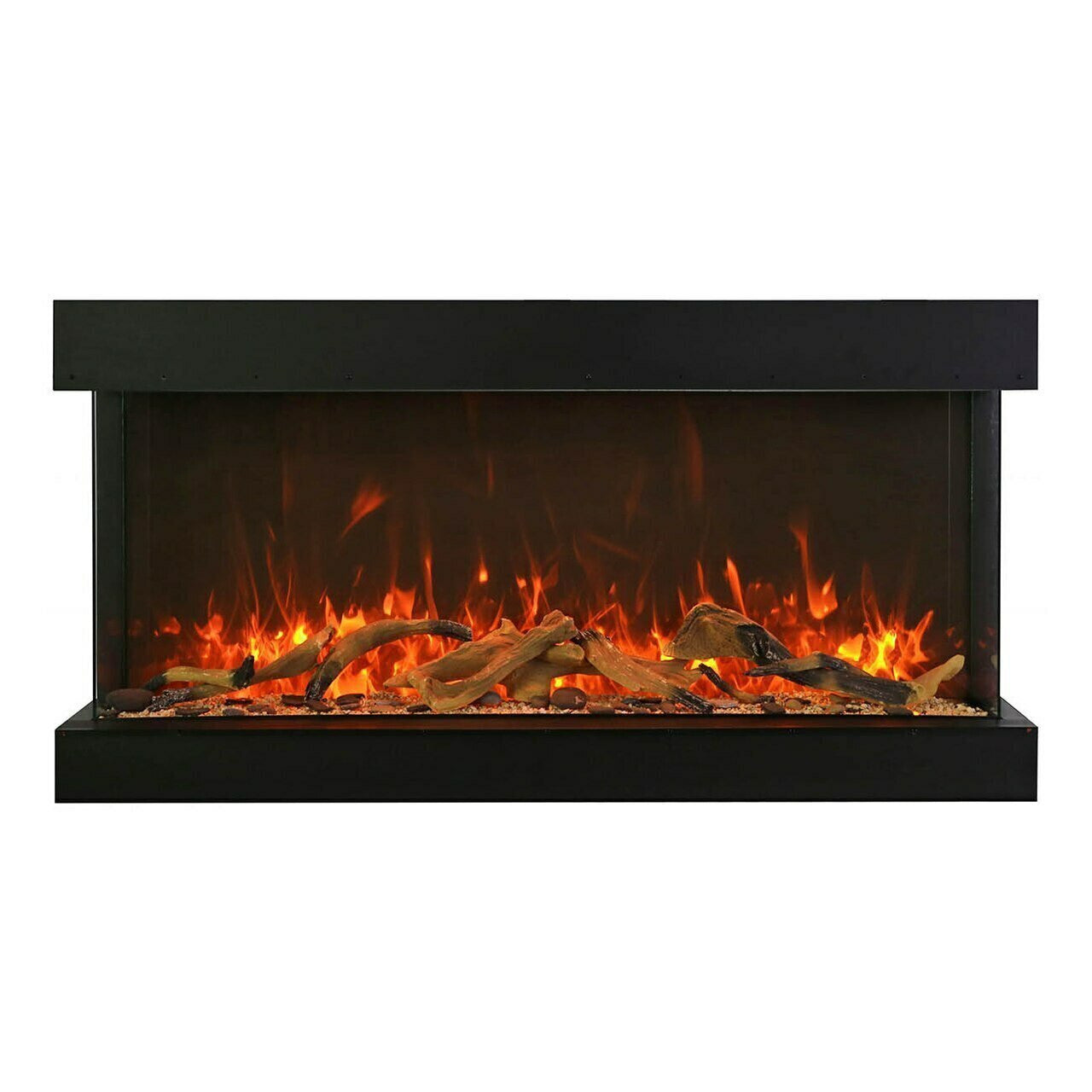 Amantii 88" Tru View XL XT 3 Sided Glass Electric Fireplace (Model 88-TRV-XL-XT)