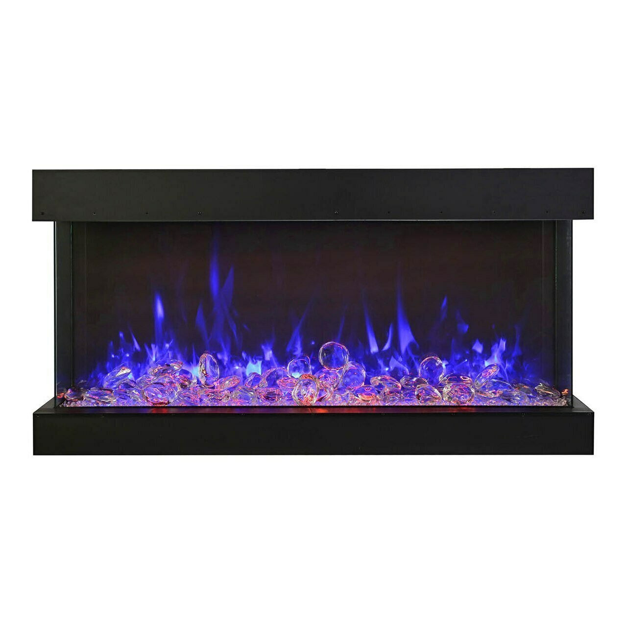 Amantii 88" Tru View XL XT 3 Sided Glass Electric Fireplace (Model 88-TRV-XL-XT)