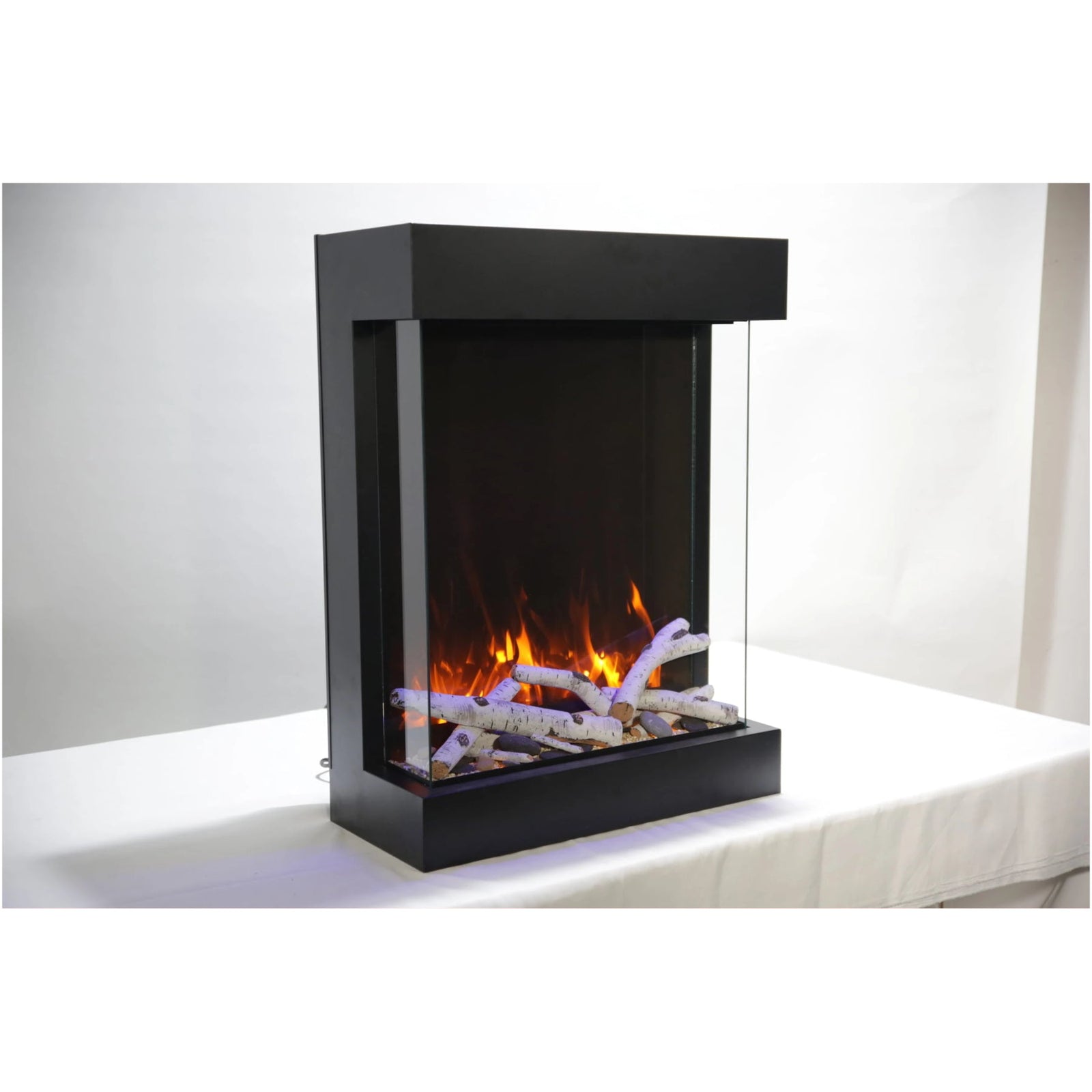 Amantii Cube 2025WM Lumina Freestand Electric Fireplace (Model CUBE-2025WM)