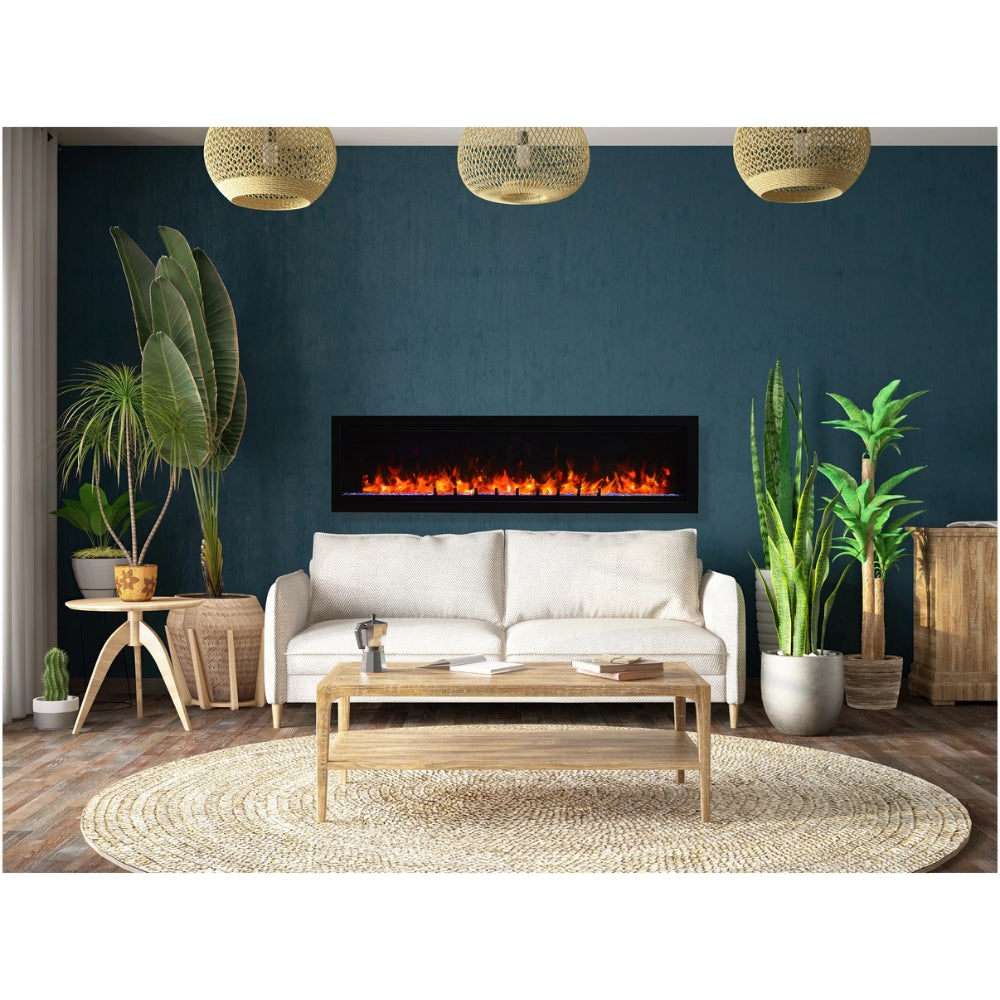 Amantii Evolution Linear 60" Fire & Ice Electric Fireplace (Model EVO6020)