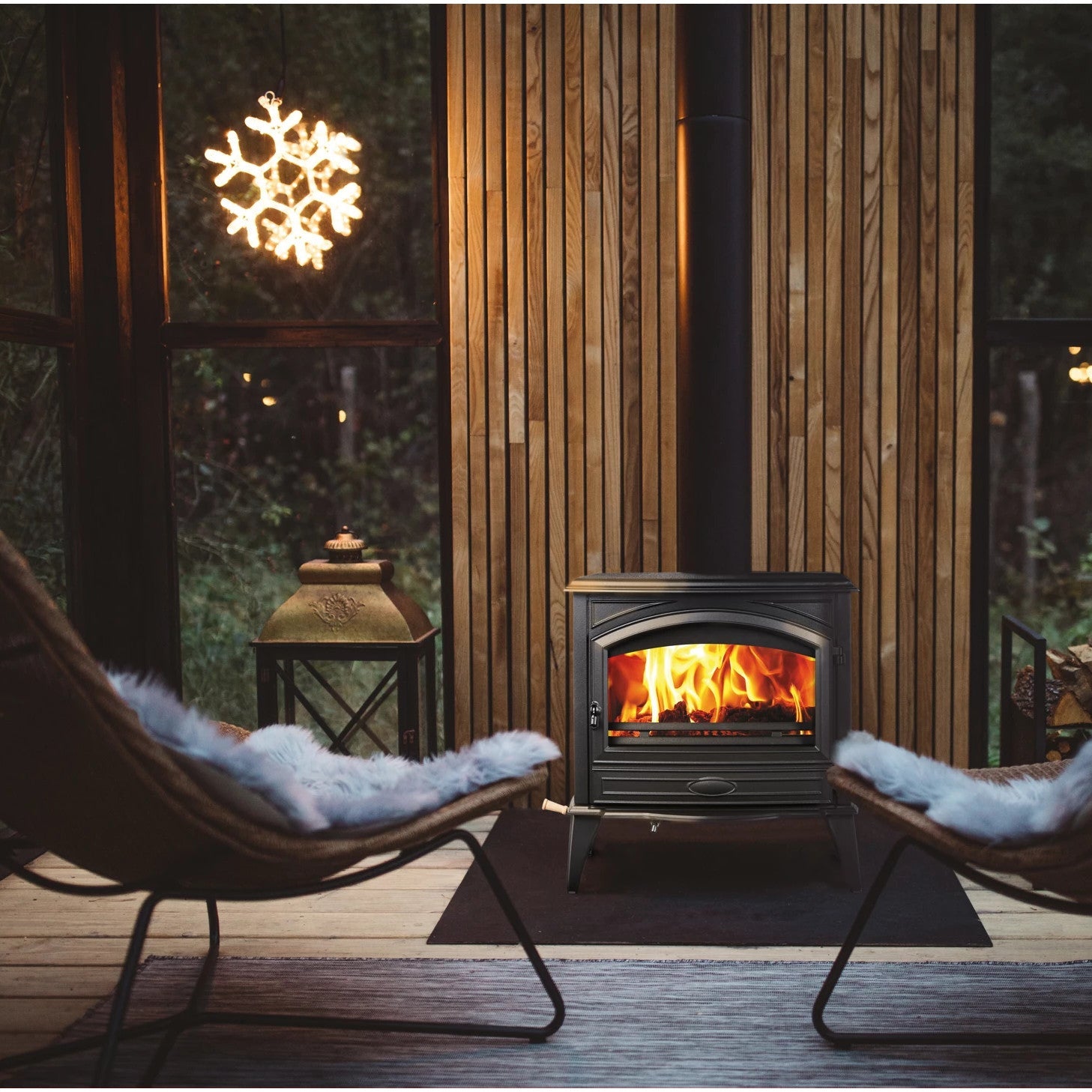 Amantii Lynwood W-76 Wood Burning Stove (Model Lynwood-W76)
