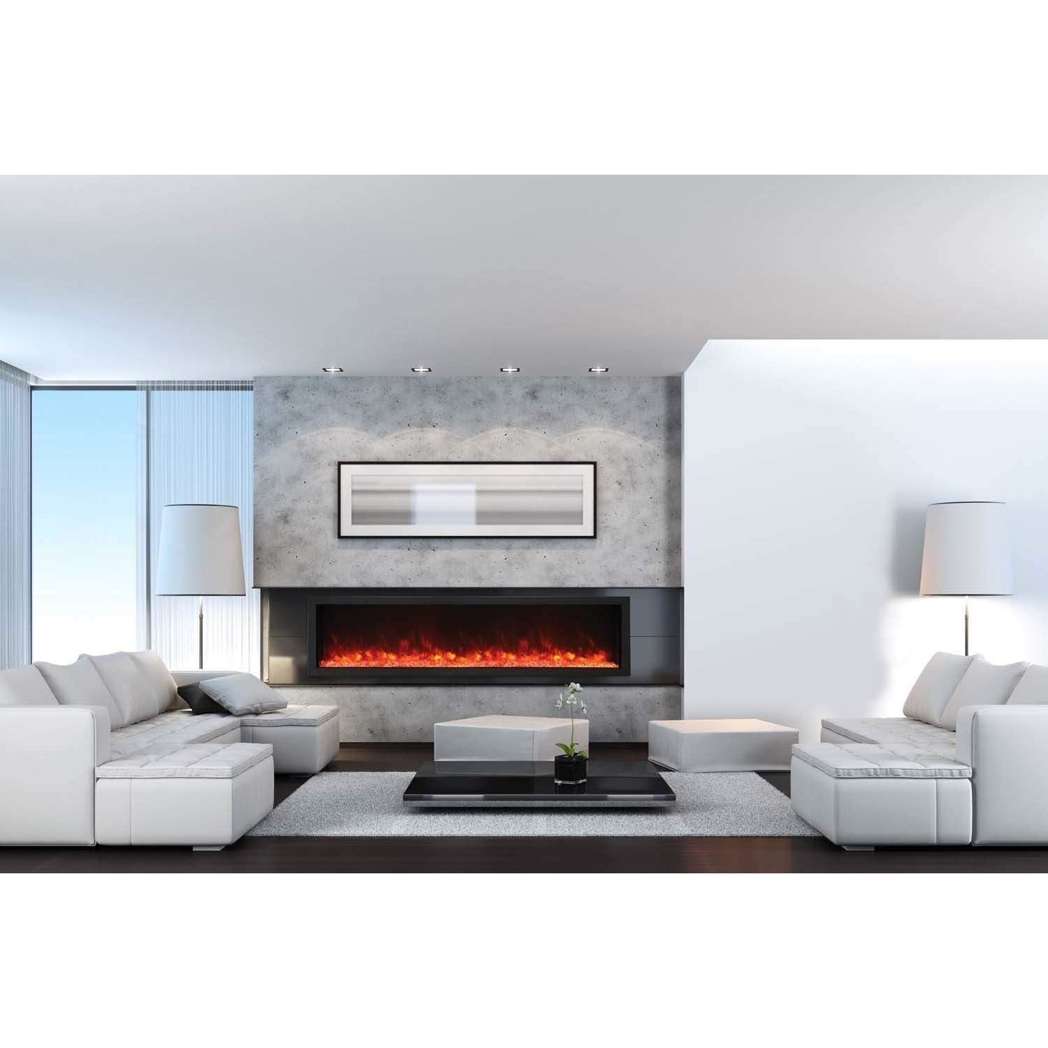 Amantii Panorama BI Deep XT 88" Smart Built-in Electric Fireplace (Model BI-88-DEEP-XT)