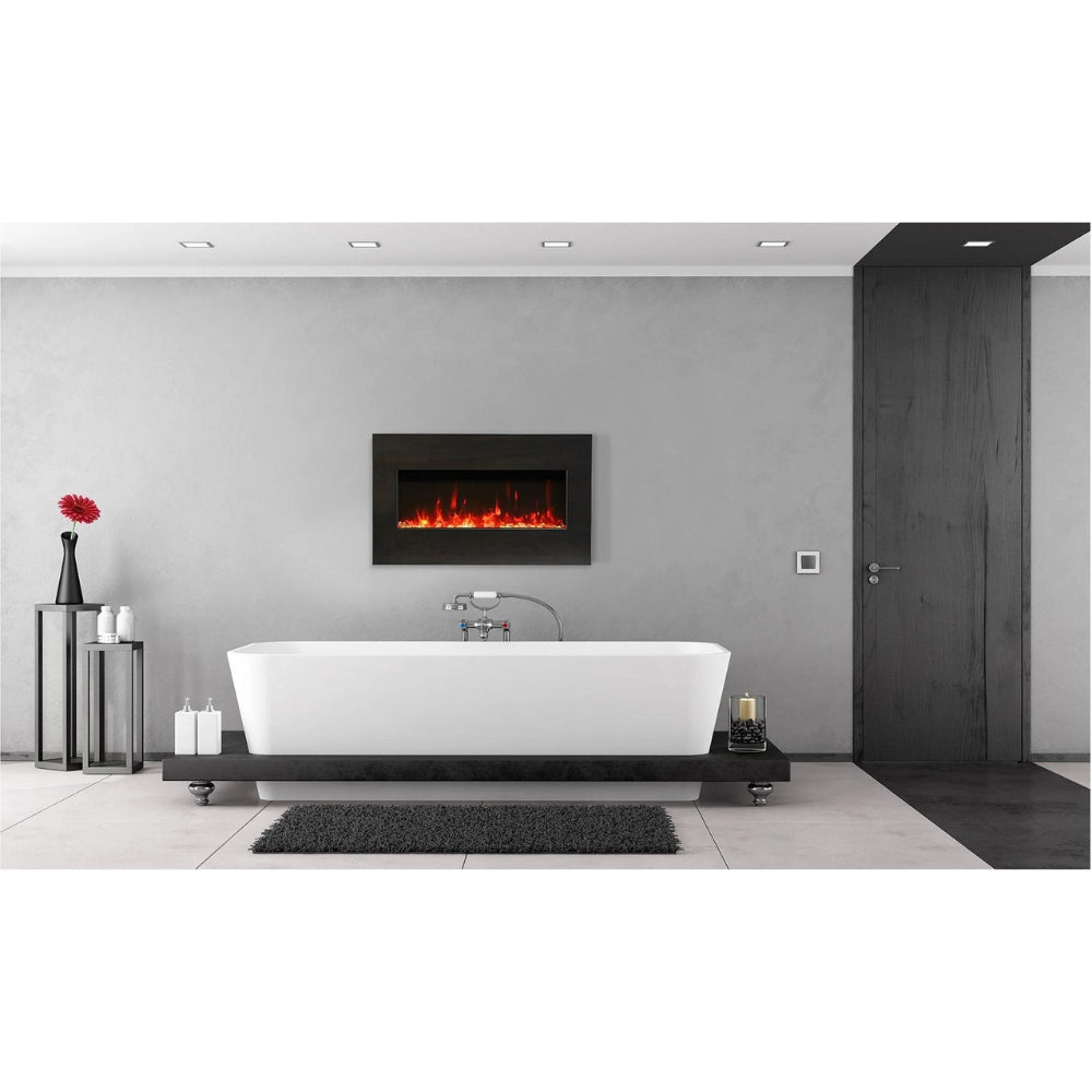 Amantii Panorama BI Series 30" Extra Slim Smart Electric Fireplace (Model BI-30-XTRASLIM)