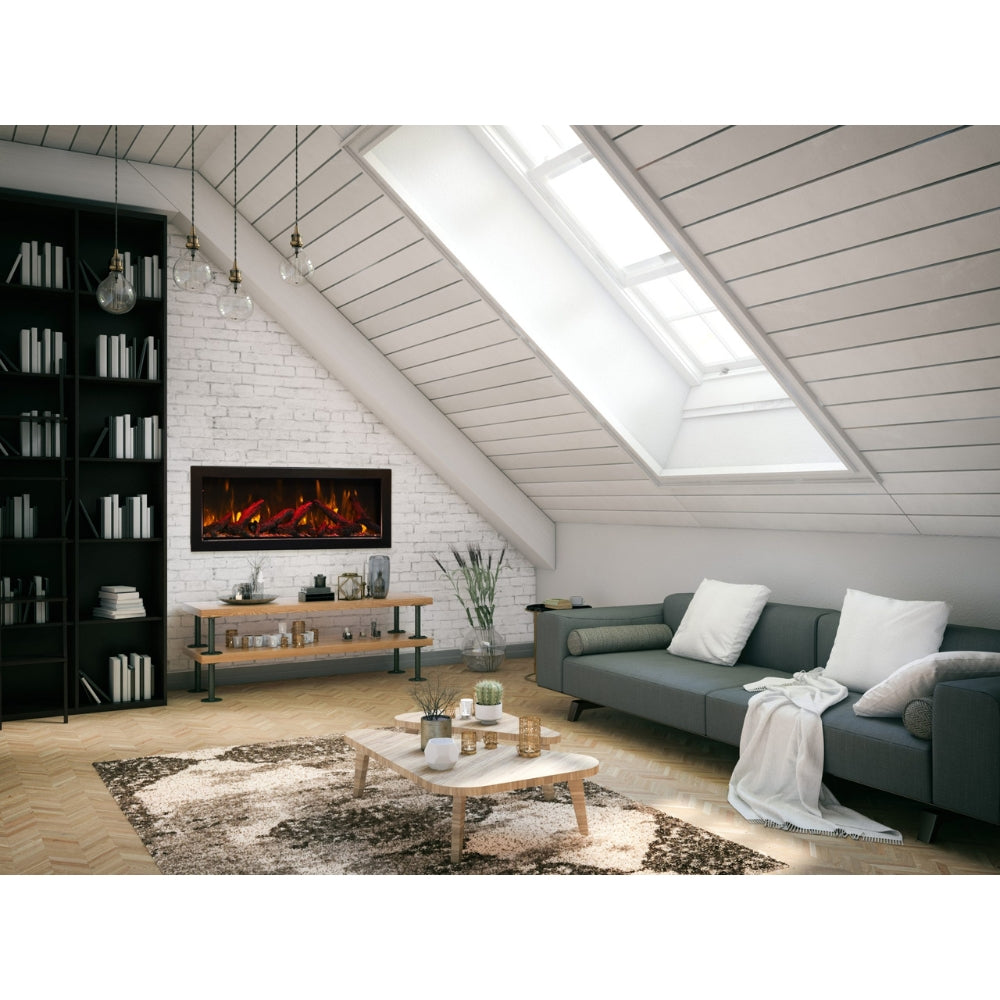 Amantii Panorama BI Series 40" Deep Smart Electric Fireplace (Model BI-40-DEEP-OD)