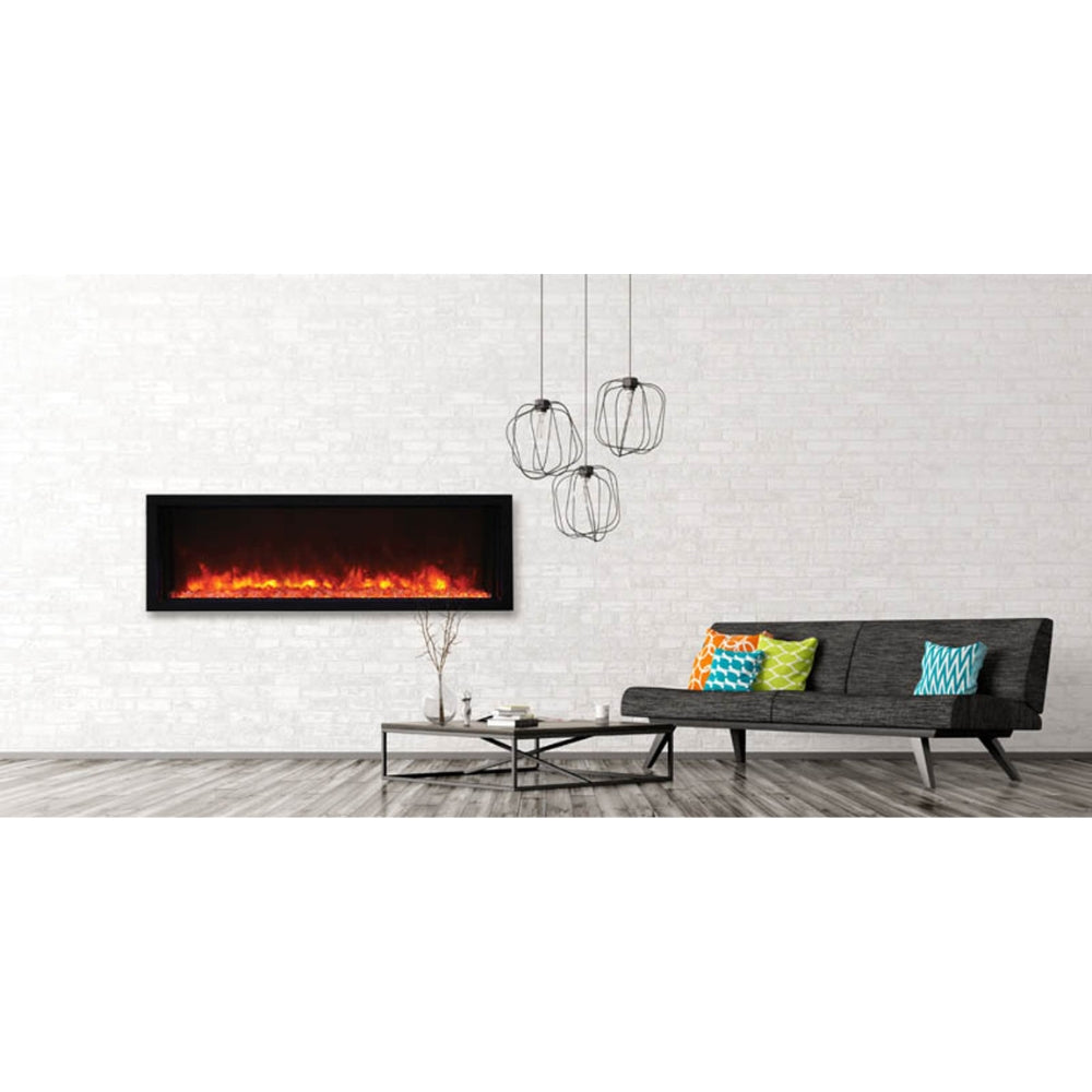 Amantii Panorama BI Series 50" Extra Slim Smart Electric Fireplace (Model BI-50-XTRASLIM)