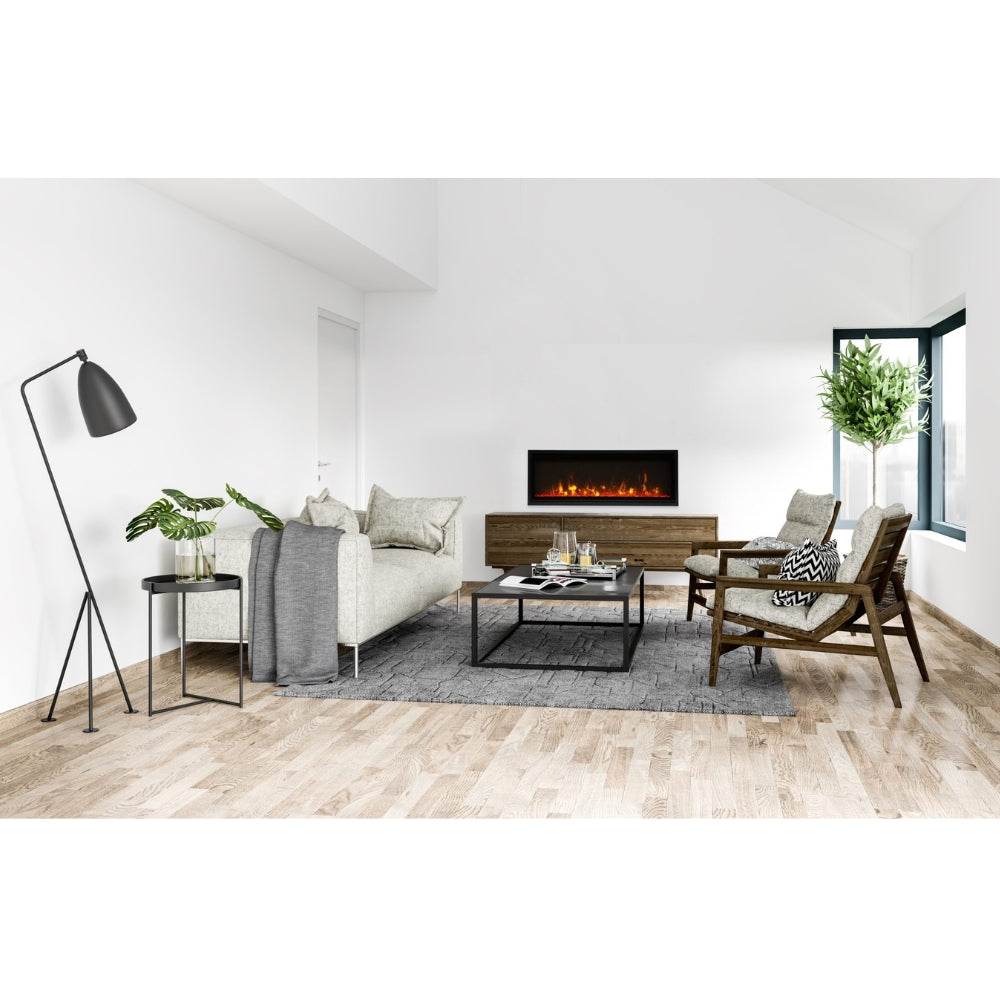 Amantii Panorama BI Series 50" Extra Slim Smart Electric Fireplace (Model BI-50-XTRASLIM)