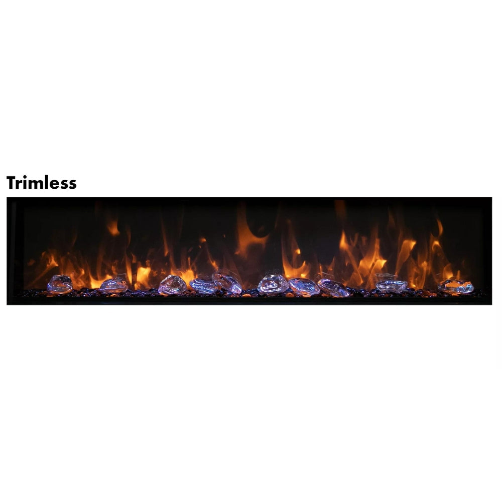 Amantii Panorama BI Series 60" Deep Smart Electric Fireplace (Model BI-60-DEEP-OD)