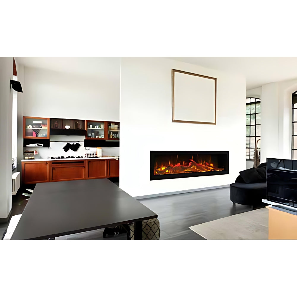 Amantii Panorama BI Series 72" Deep Smart Electric Fireplace (Model BI-72-DEEP-OD)