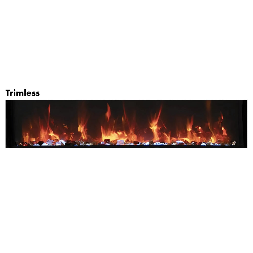 Amantii Panorama BI Series 72" Slim Smart Electric Fireplace (Model BI-72-SLIM-OD)