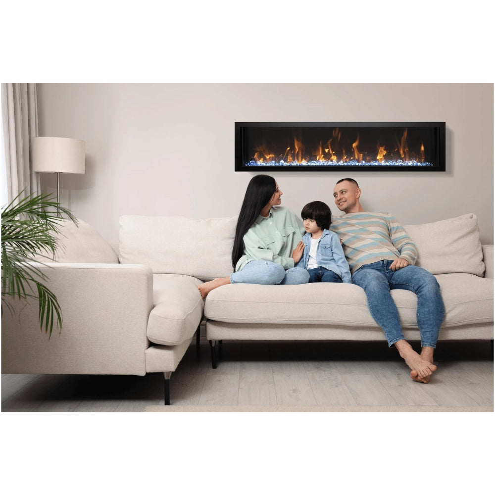 Amantii Panorama BI Series 72" Slim Smart Electric Fireplace (Model BI-72-SLIM-OD)