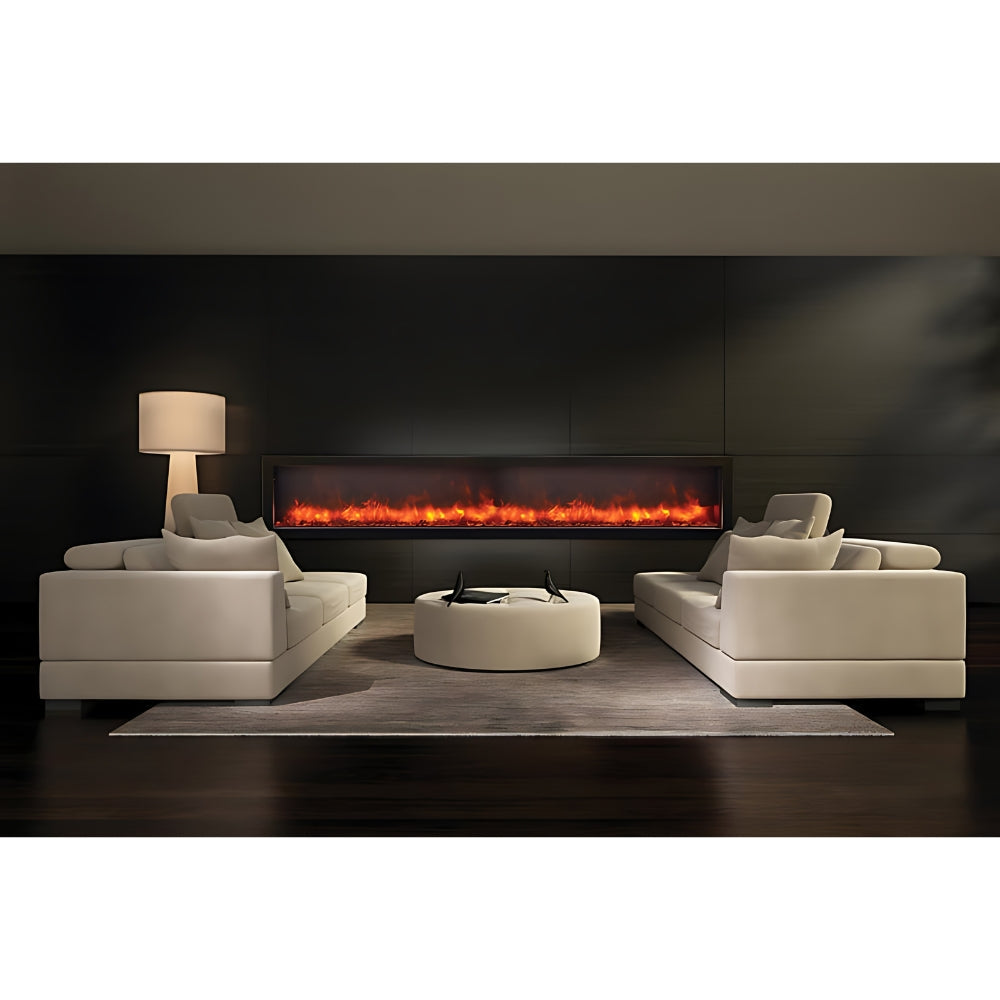Amantii Panorama BI Series 88" Deep Smart Electric Fireplace (Model BI-88-DEEP-OD)